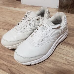 Brooks Addiction Women Walking Shoes 8.5 White Comfort